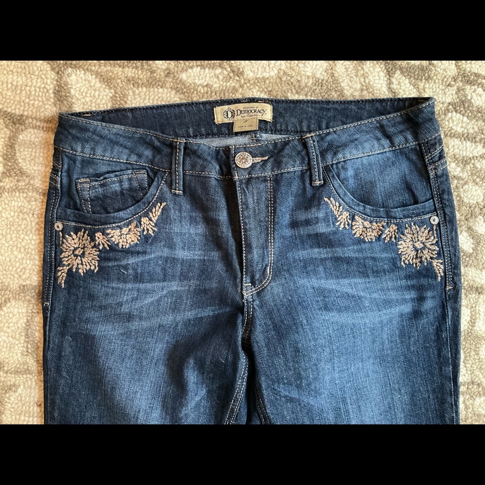 Democracy Embroidered Jeans